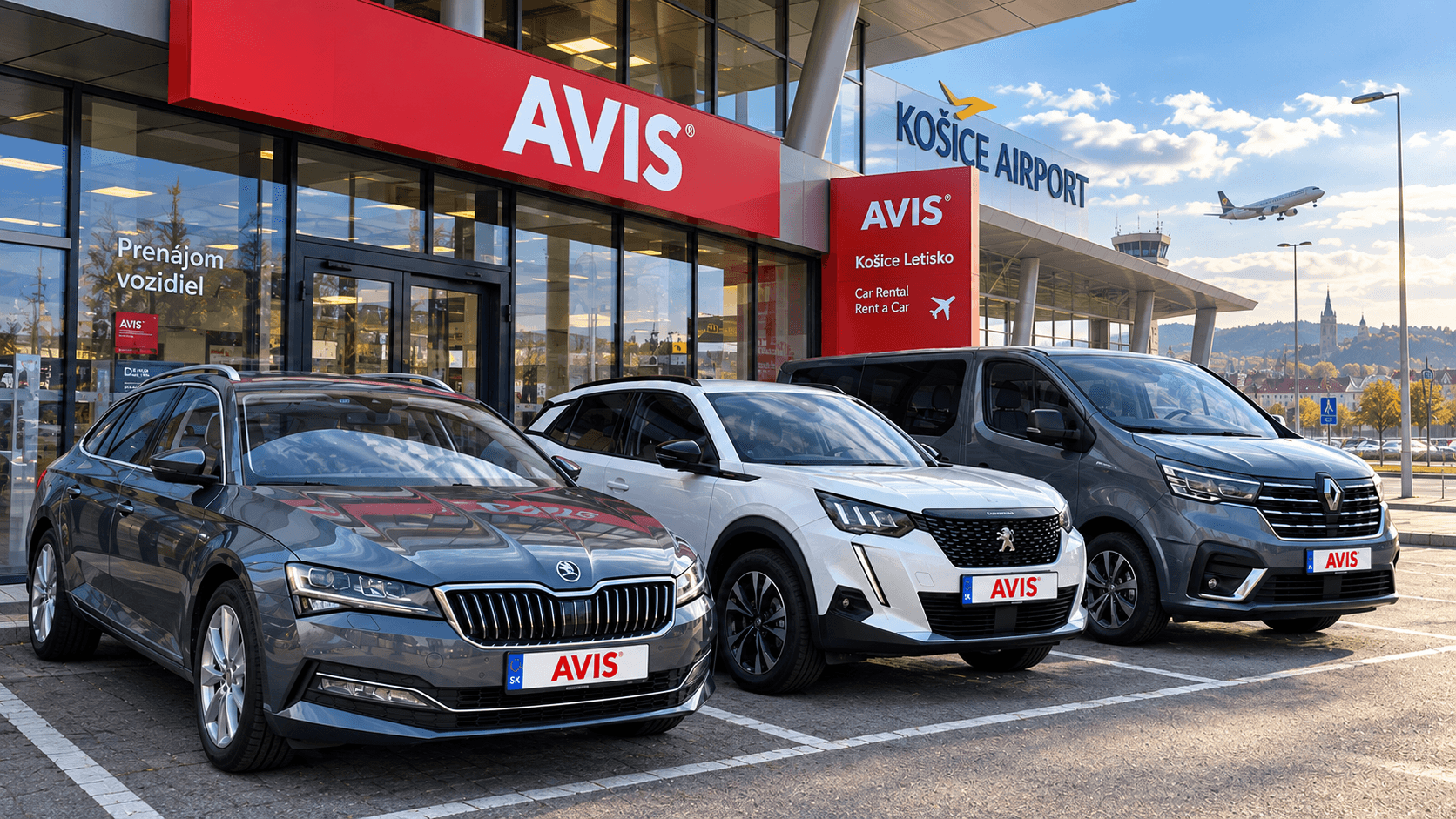 AVIS autopožičovna na letisku Kosice