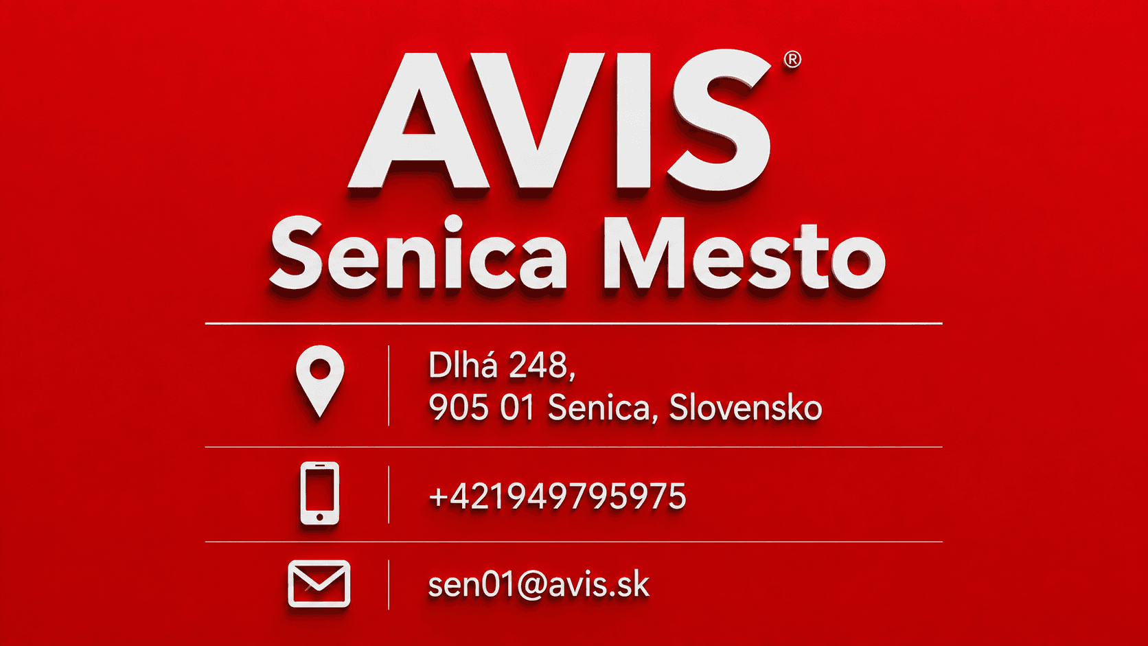 AVIS Senica Mesto - senica-mesto
