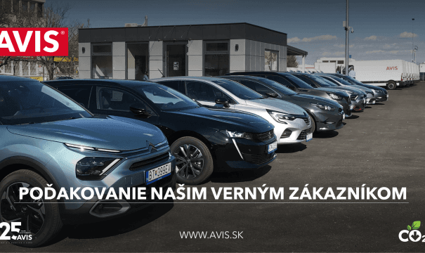 AVIS ďakuje svojim zákazníkom.